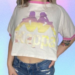 KAPPA WOMENS CROP T SHIRT